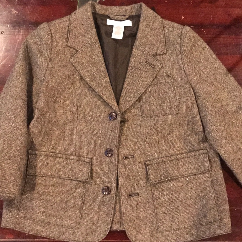 Janie and Jack 2T-3T boys tweed blazer